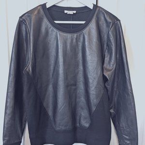 Vintage Helmut Lang Mixed Media Sweater, Size Medium, Black